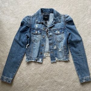 Distressed Denim Jacket